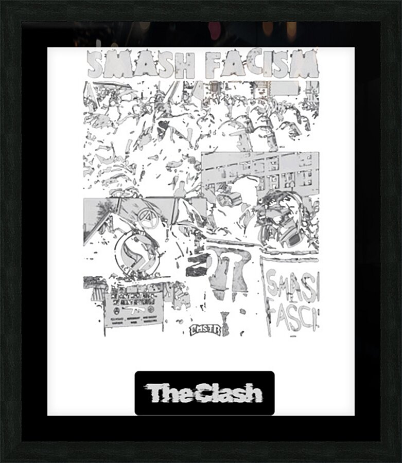 The Clash 30 Picture Frame print