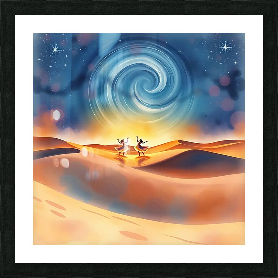 Title Whirlwind Dance  Picture Frame print