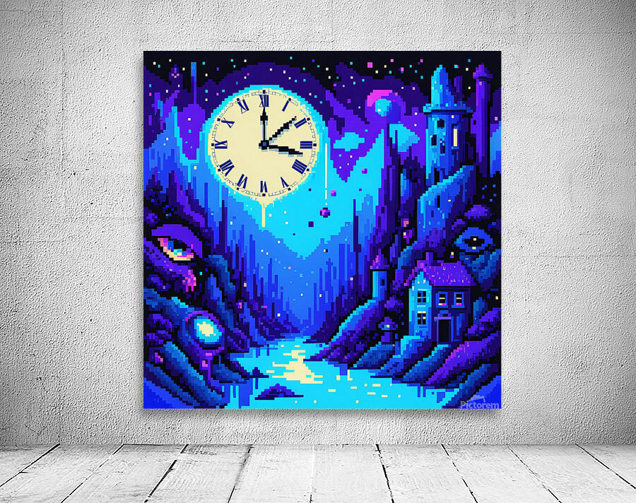 Time in a Pixel World Wall Preview
