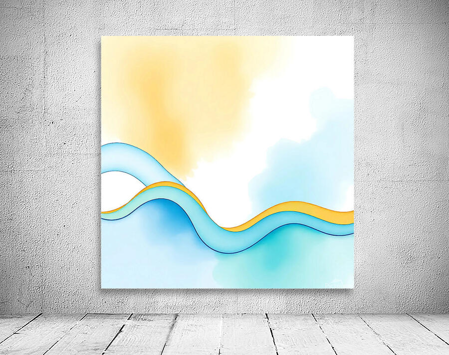 calm waves Wall Preview