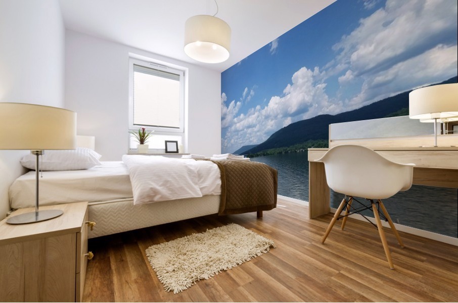 Looking Out Over Water Mural print