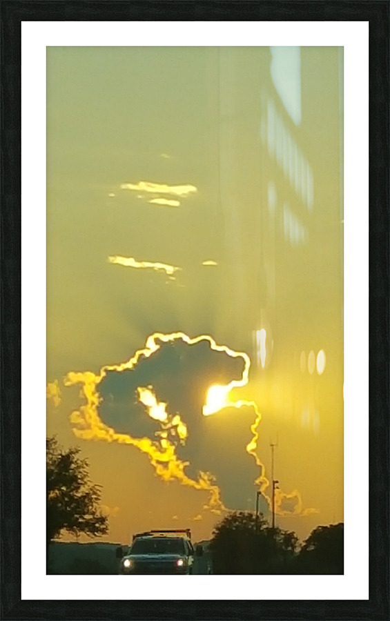 Glowing Sky Picture Frame print