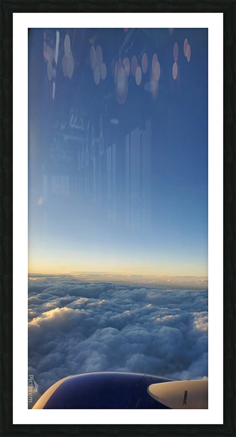 Above The Clouds Picture Frame print