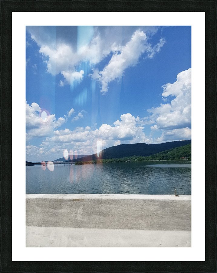 Looking Out Over Water Picture Frame print