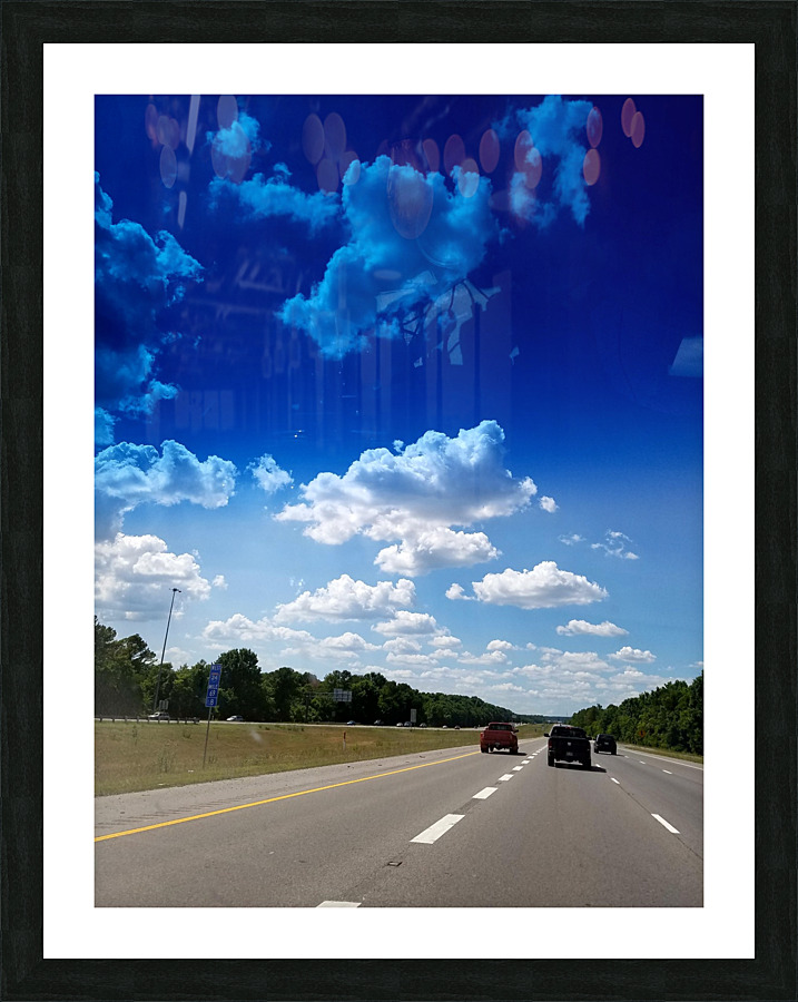 Multi colored Sky Picture Frame print