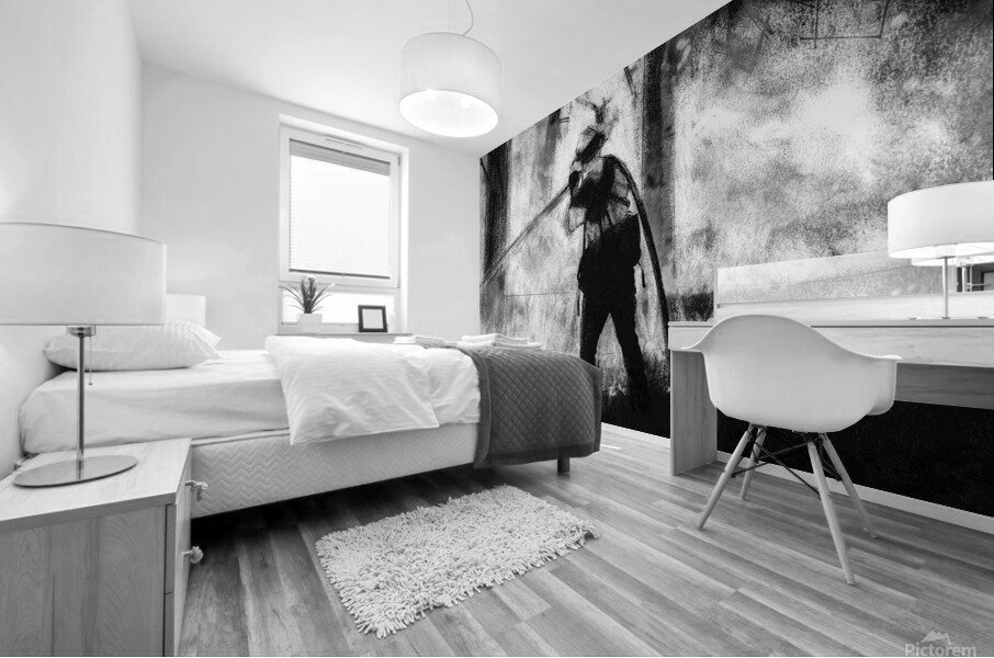 Fighting Wildfire Mural print