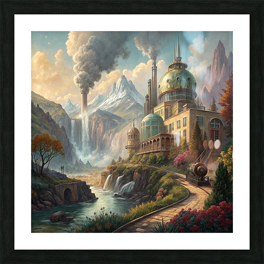 Floral Factories Picture Frame print