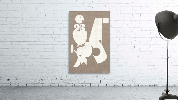  CIPHER WHITE ON BEIGE NO BORDER Wall Preview