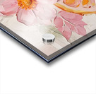 Vibrant Citrus Blossom – Impressionist Oil Painting with Orange Slices and Flowers  Acrylic print