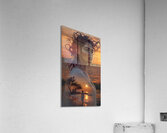 Ethereal Reflections: A Surreal Sunset Portrait  Acrylic Print