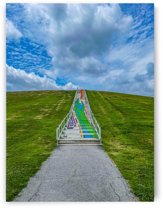 Trash Mountain Steps by Lacy Media