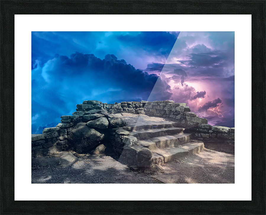 Thunder Ridge Storm Picture Frame print