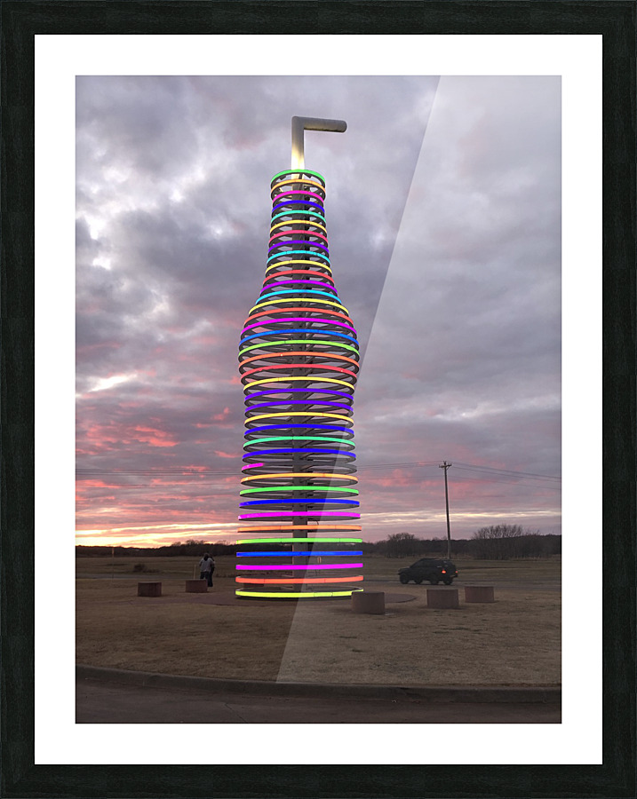 Oklahoma Pop Art Picture Frame print
