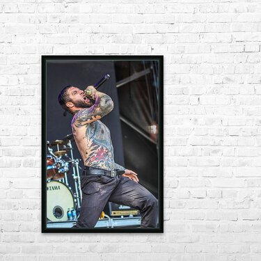 Alex Terrible of Slaughter To Prevail by Lacy Media Wall Art