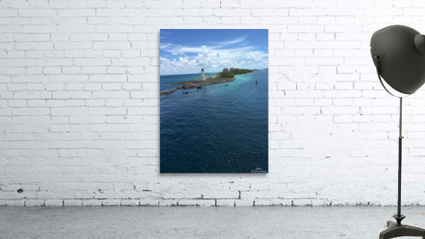 Bahamas Lighthouse landscape Wall Preview
