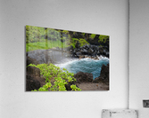 Black Sand Beach Acrylic Print
