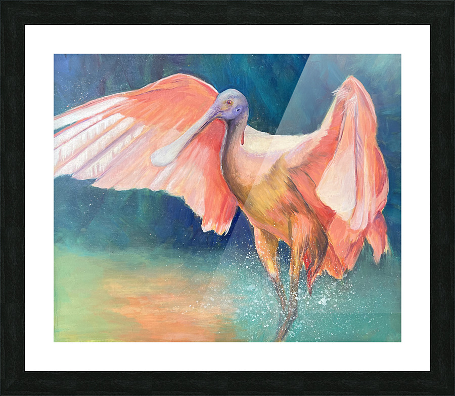 Splashdance Picture Frame print