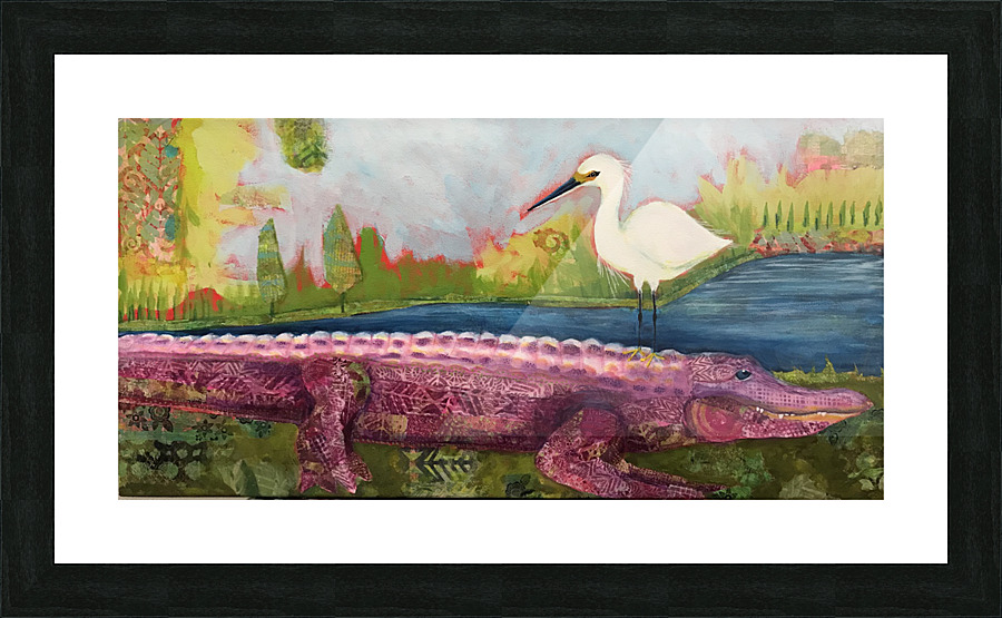 Gator Mate  Picture Frame print