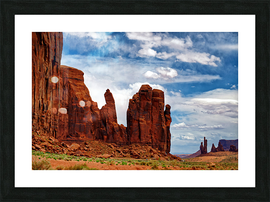 Monument6 Picture Frame print
