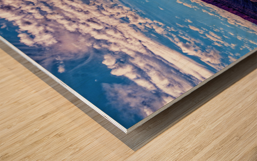 Chimney Rock Butte Wood print