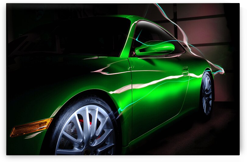 PORSCHE 911 GREEN by Joseph LaPlaca