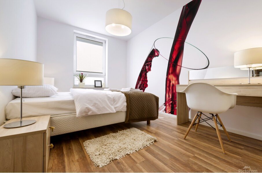 Red Wine Mural print