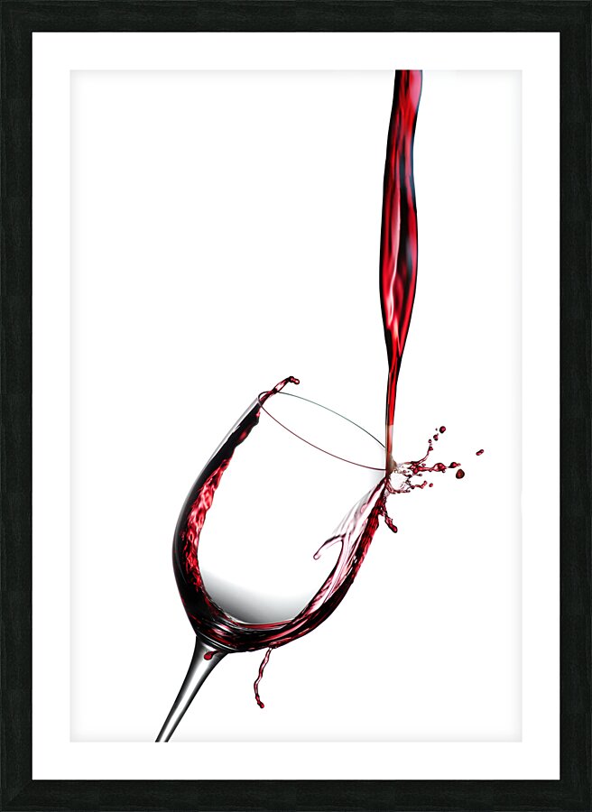 Red Wine Picture Frame print
