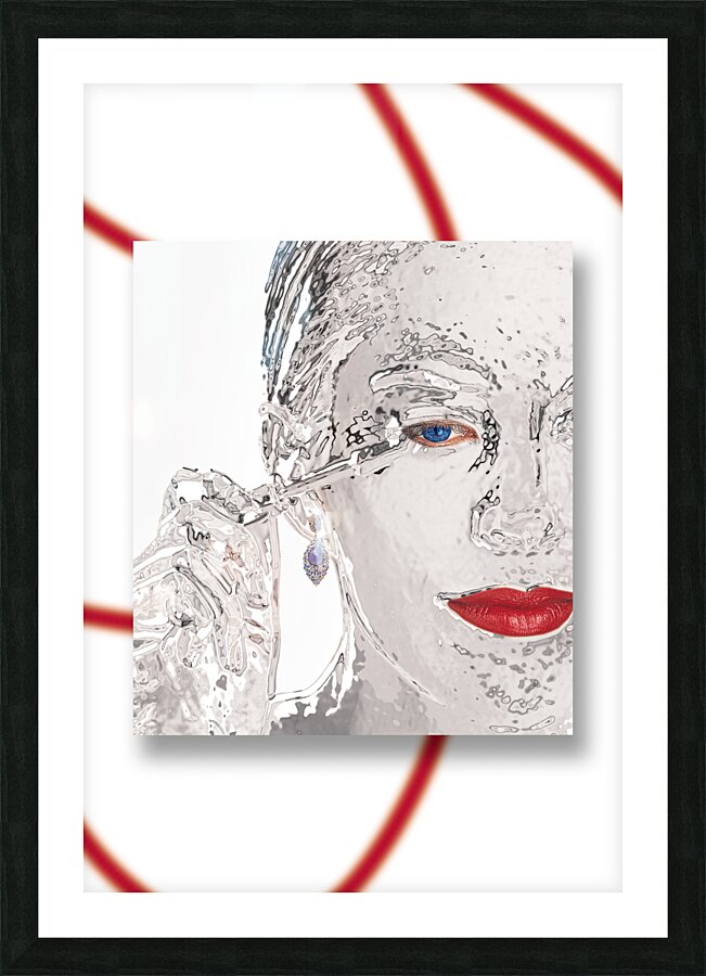  Fashion Digital Make Up Picture Frame print