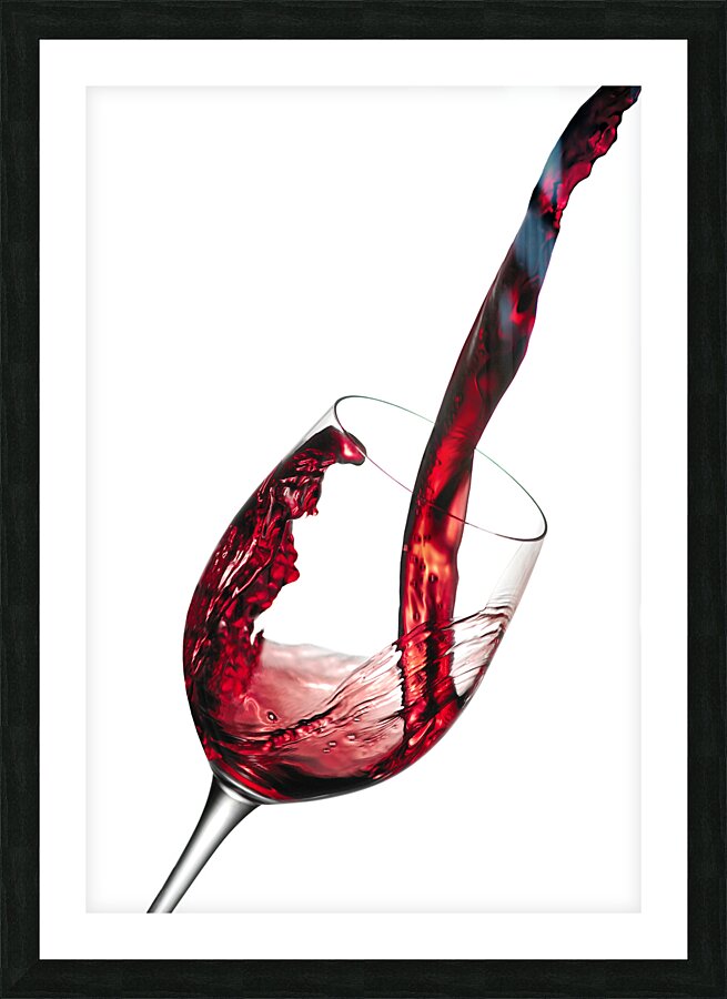 Red Wine Picture Frame print