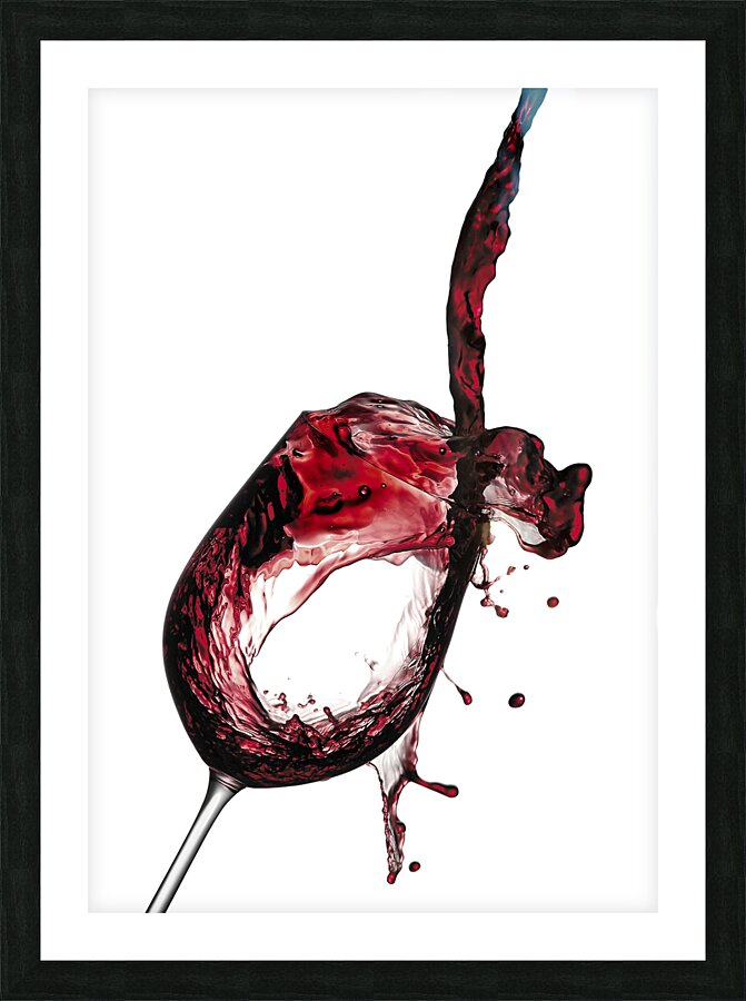Red wine  Picture Frame print