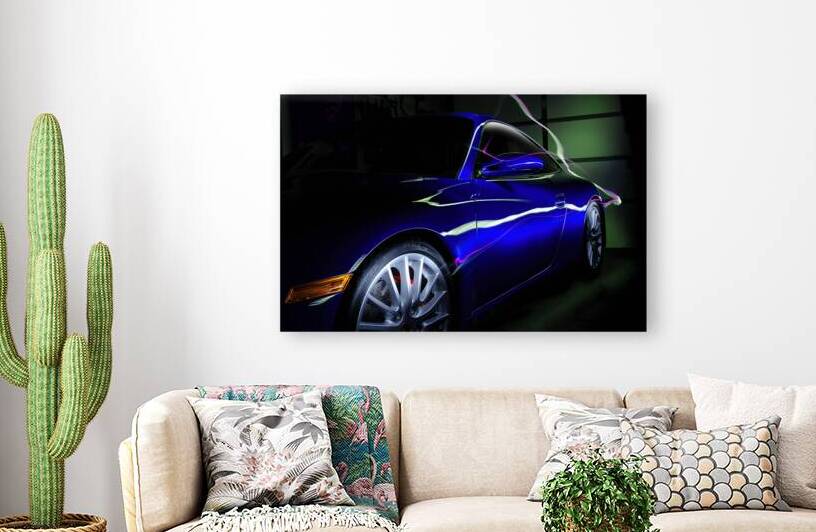 PORSCHE 911 BLUE by Joseph LaPlaca
