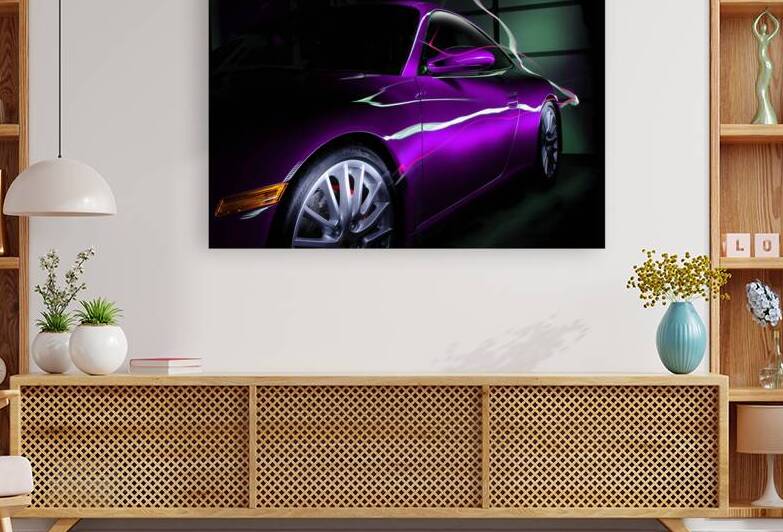 PORSCHE 911 PURPLE  by Joseph LaPlaca