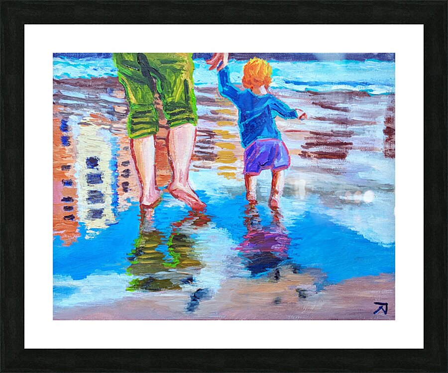 Baby Walk Picture Frame print