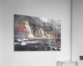 Winter at Twin Falls Acrylic Print
