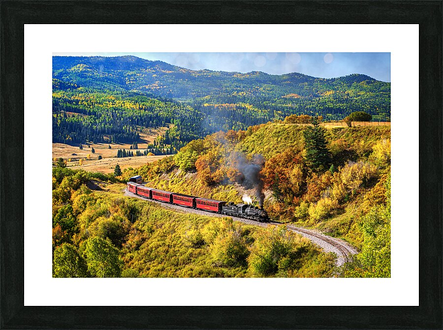 Rounding the Bend Picture Frame print