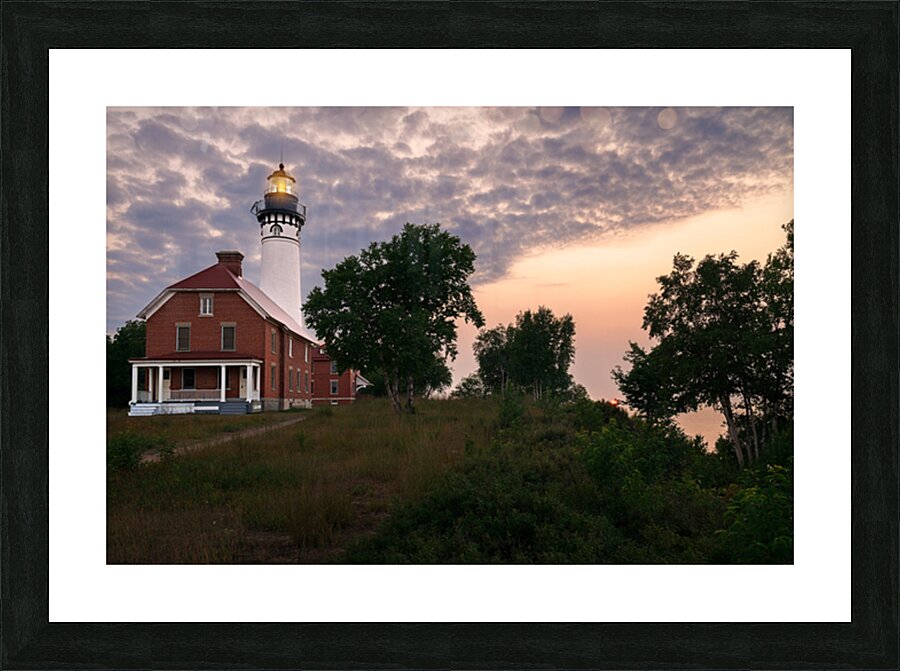 Evening at Au Sable Lighthouse Picture Frame print