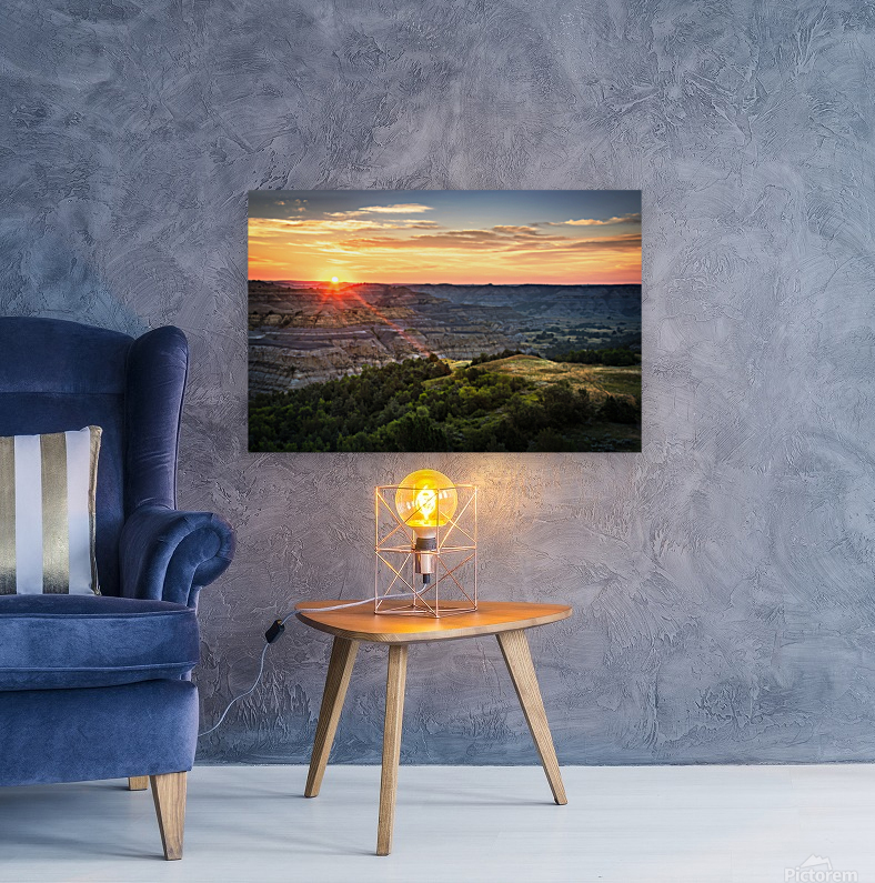 First Light in the Badlands Reproduction