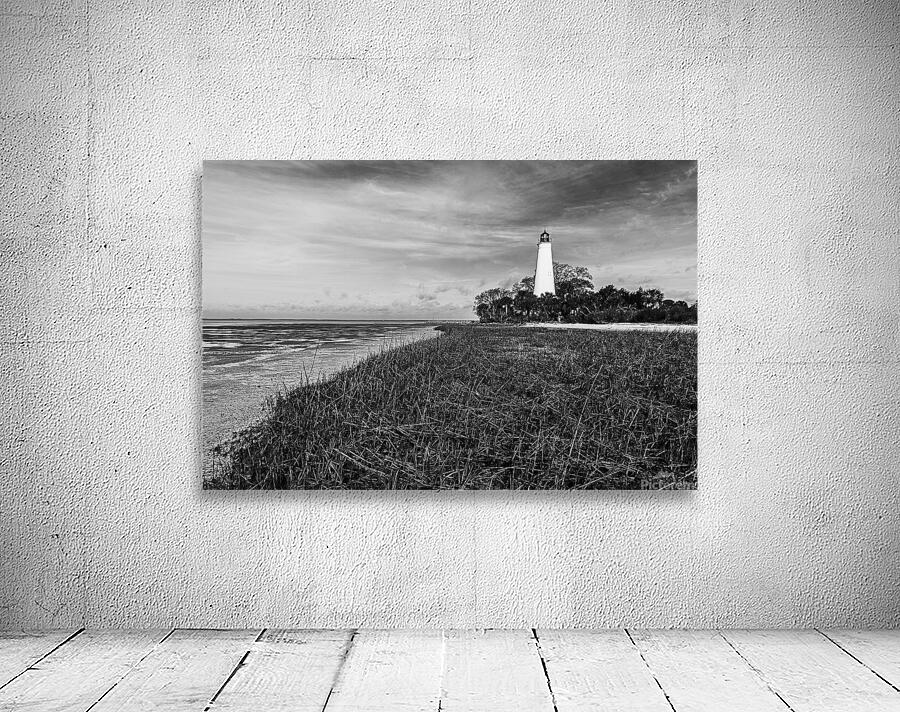 Low Tide at St. Marks Lighthouse Wall Preview