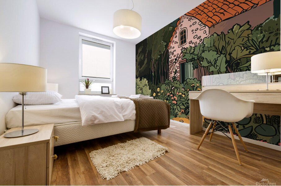 Cottagecore Vibes 01 Mural print