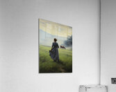 Lady in Meadow Acrylic Print