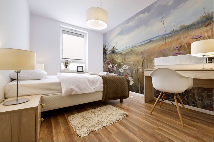 Wildflower Serenade Mural print