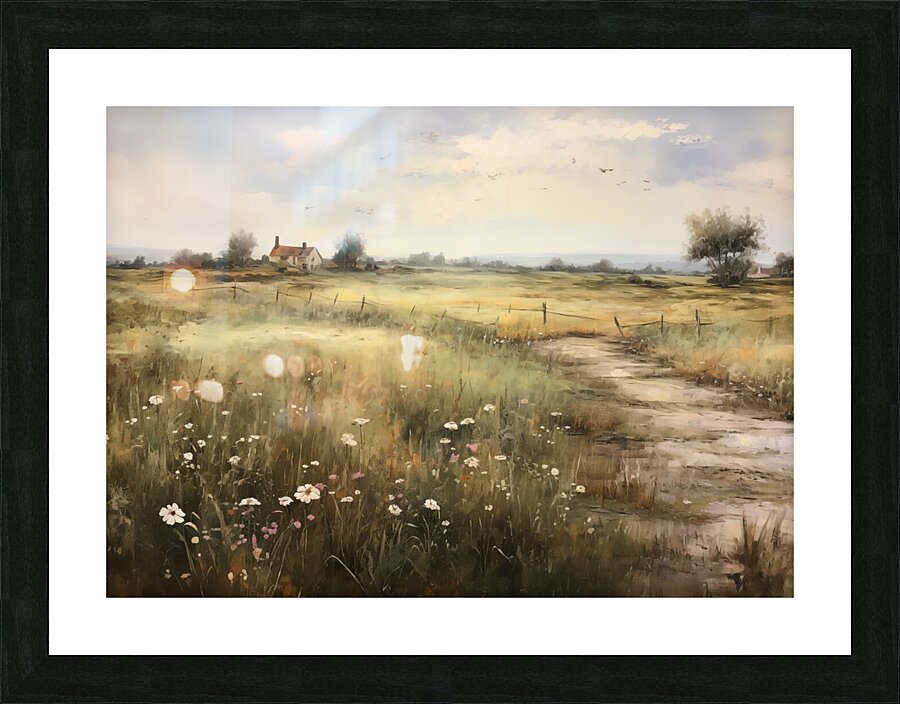 Short Path Picture Frame print