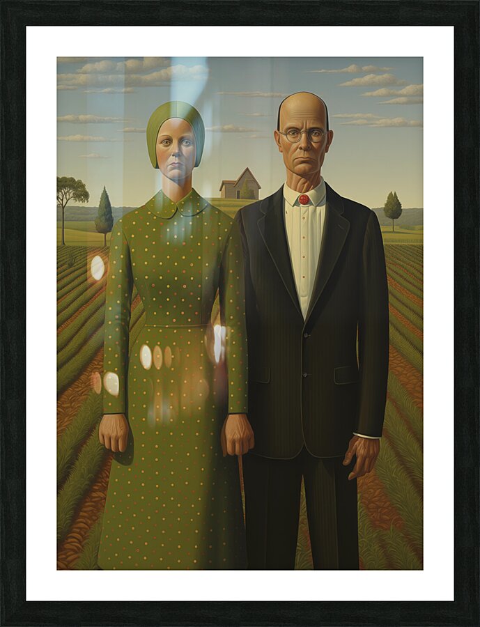 American Gothic Revival Picture Frame print