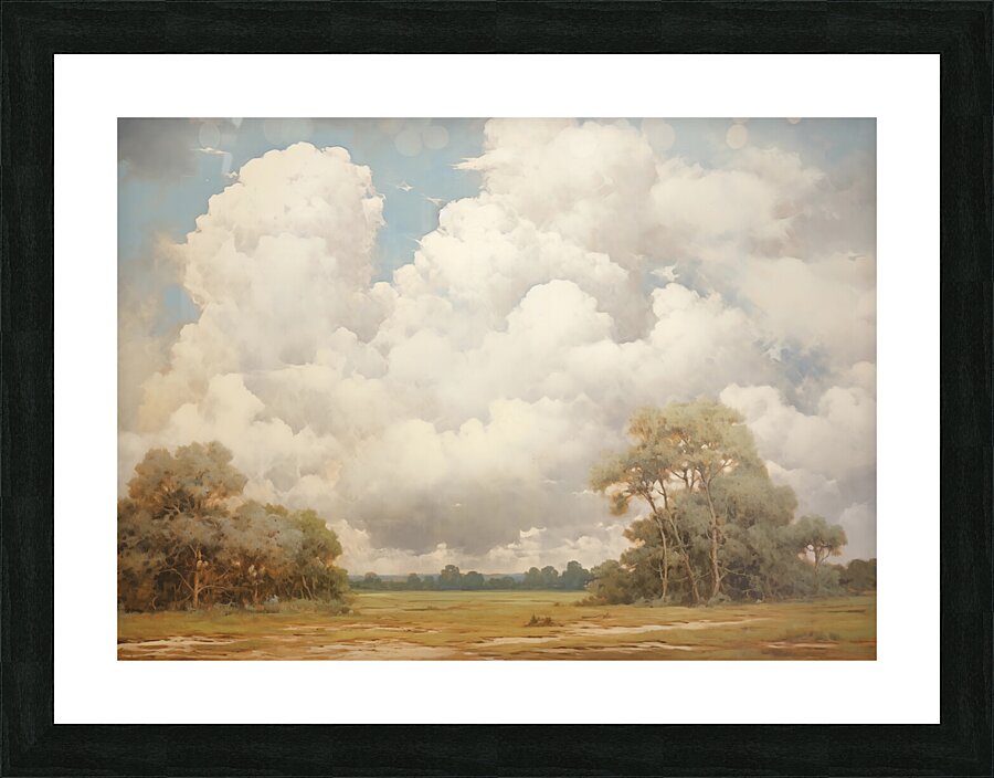 Cloud-kissed Meadows Picture Frame print