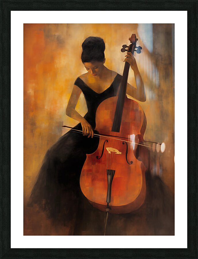 Cello Serenade Picture Frame print