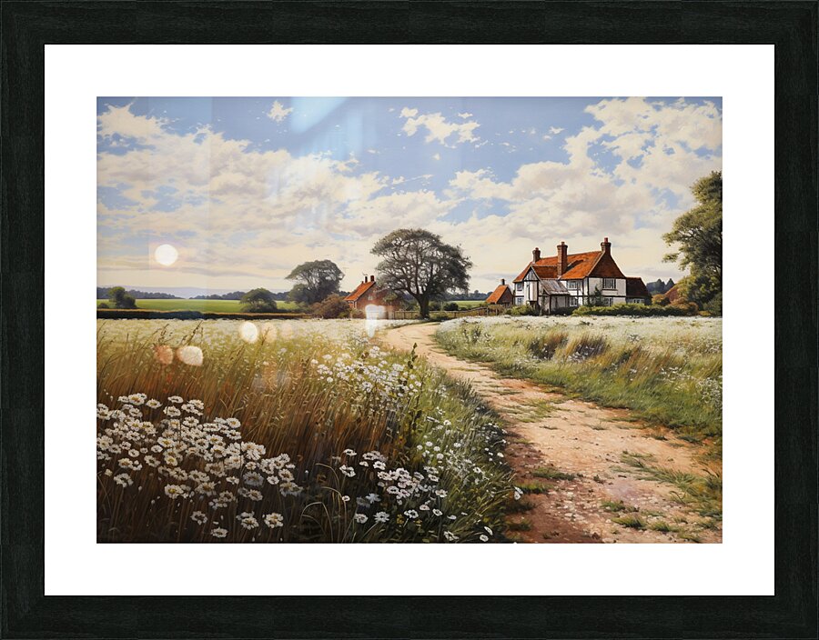 Idyllic Landscape Picture Frame print