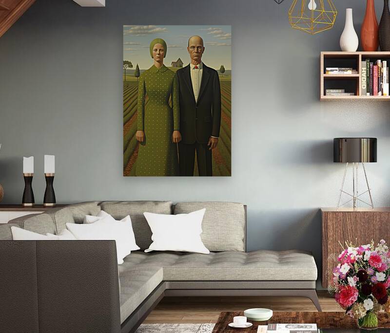 American Gothic Revival Reproduction