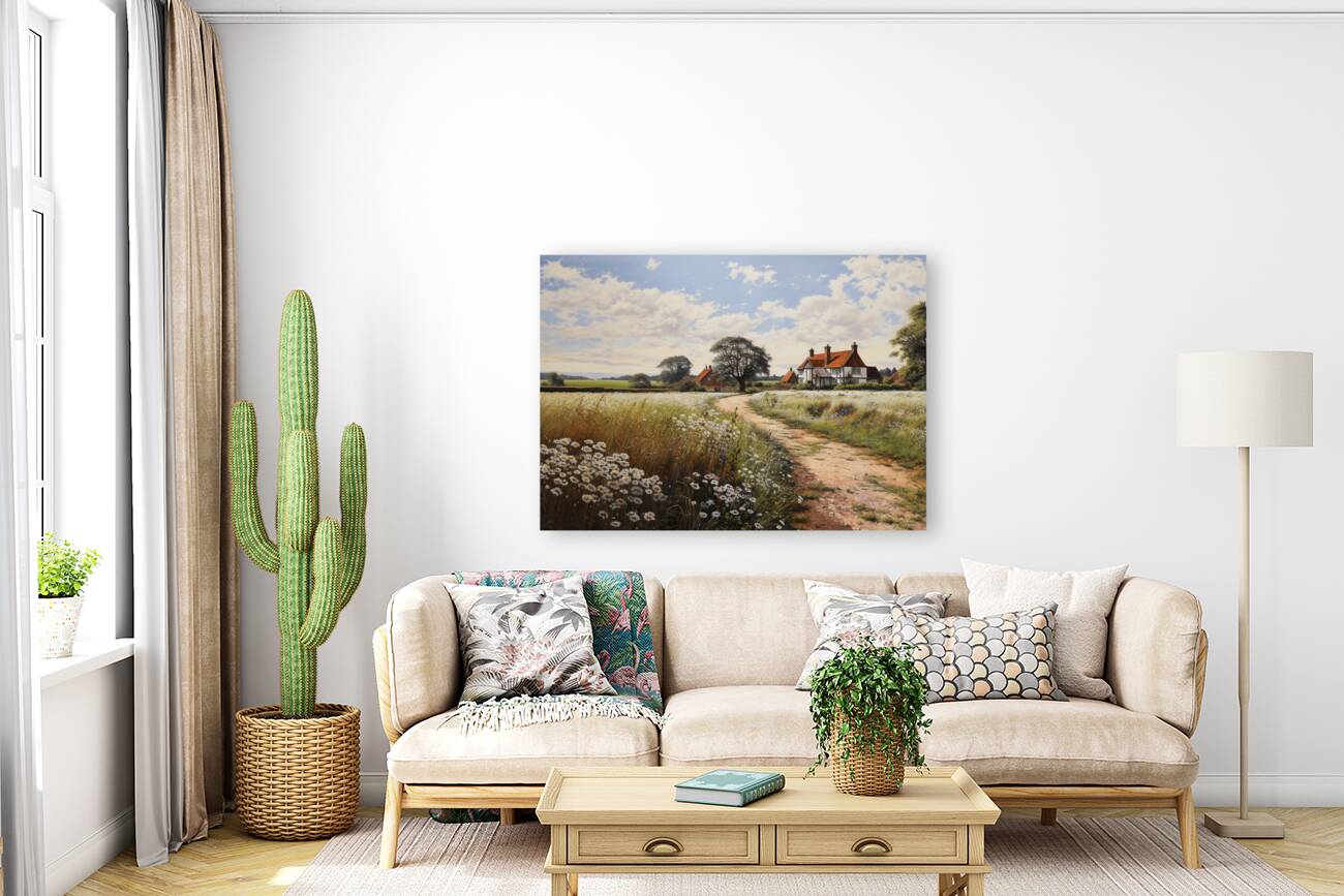 Idyllic Landscape Reproduction