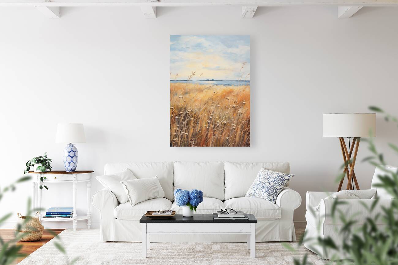 Fields by the Sea Reproduction