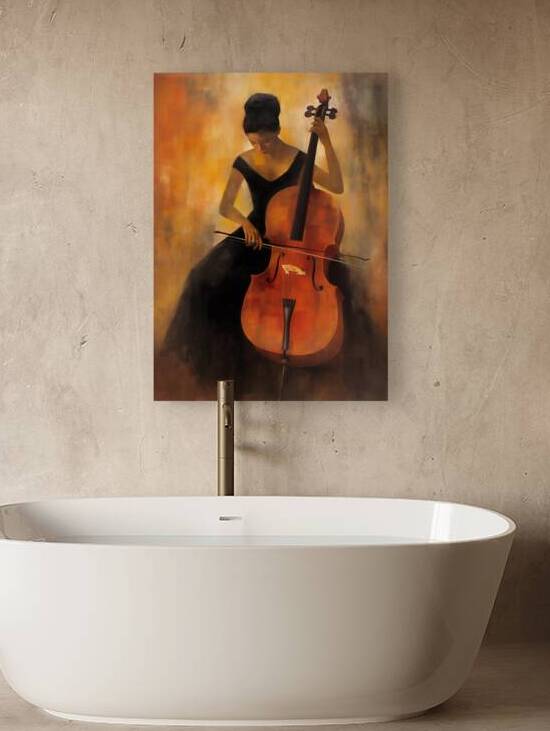 Cello Serenade by In Art Nest